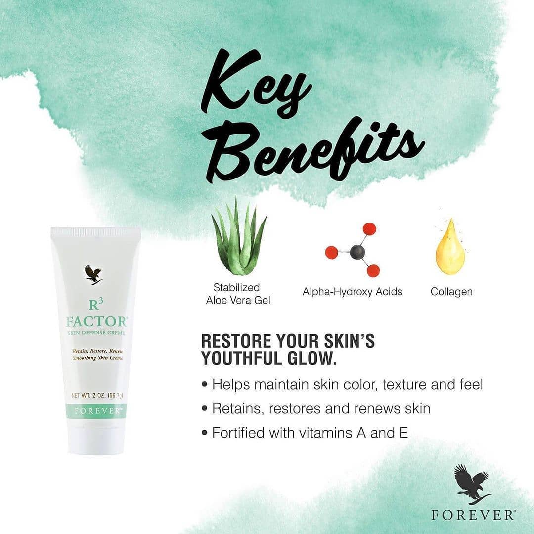 مشخصات کلیدی کرم آرتری فکتور فوراور